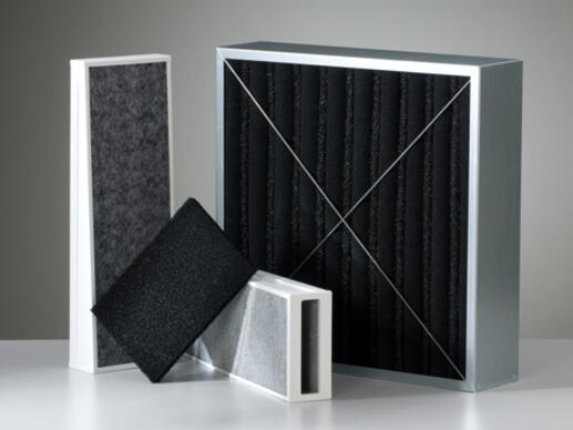 Carbon-impregnated filter foam Poret Carbon